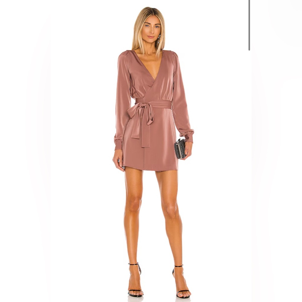 NBD Mauve Wrap Dress